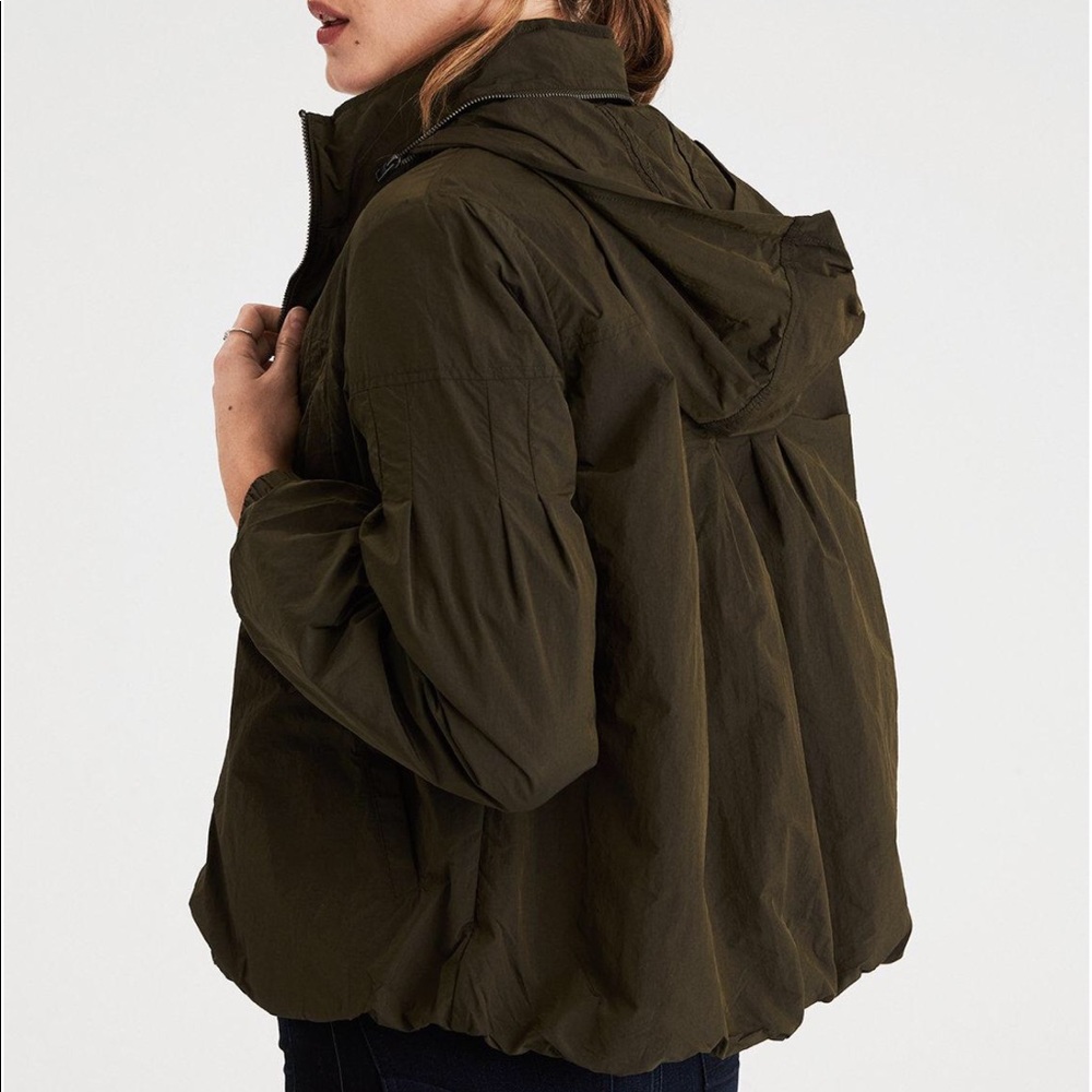 AE Feminine Pintuck Windbreaker